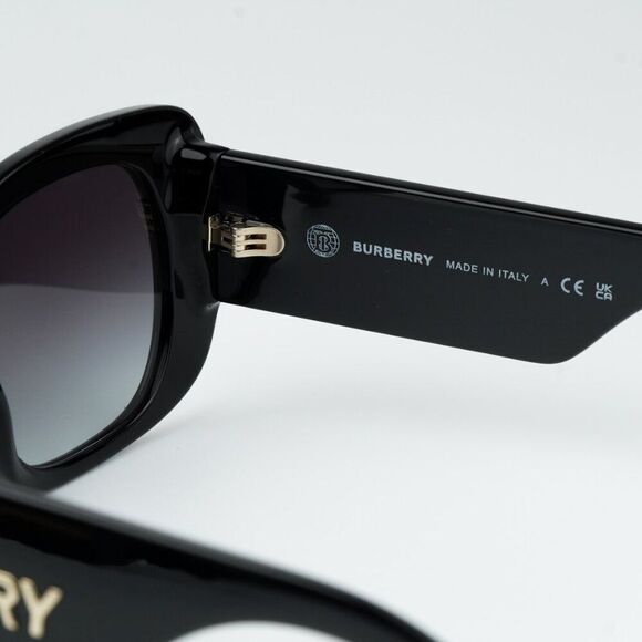 NEW Burberry BE4410 4038F2 Black Dark Grey Women Sunglasses BE 4410 - Picture 7 of 10